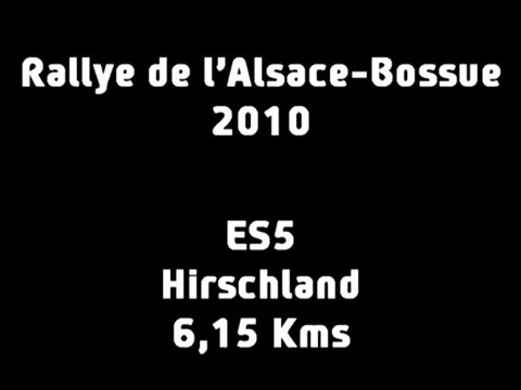 ES5 Rallye de l'Alsace-Bossue 2010 (Hirschland)