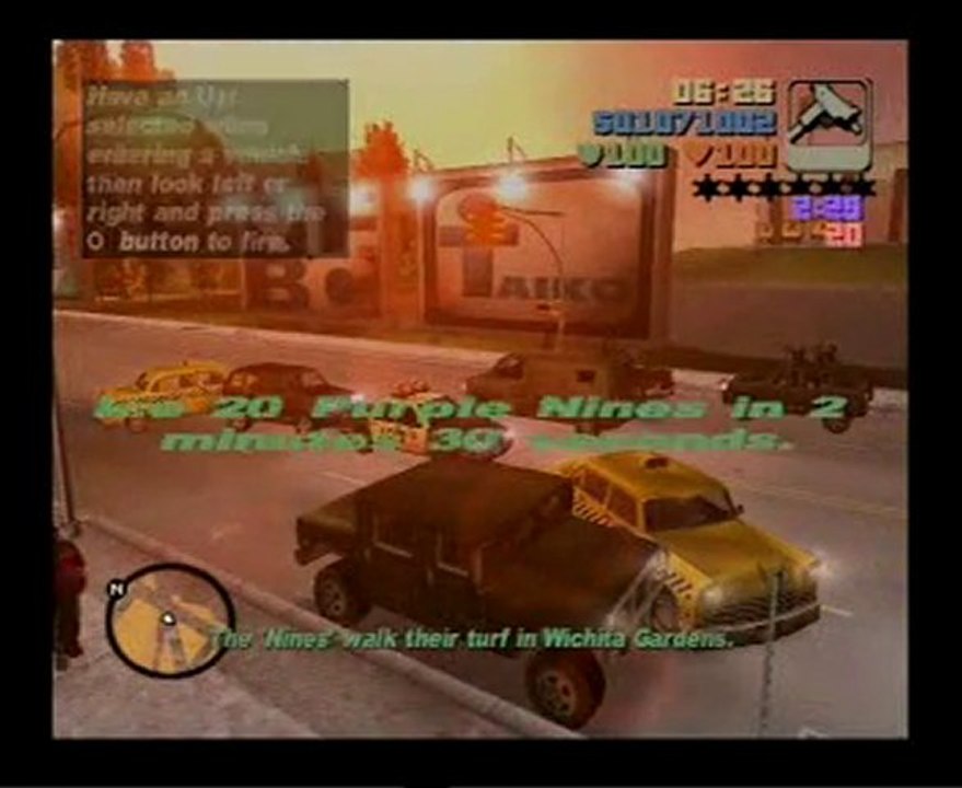 GTA 3 tramo 59 Uzi money