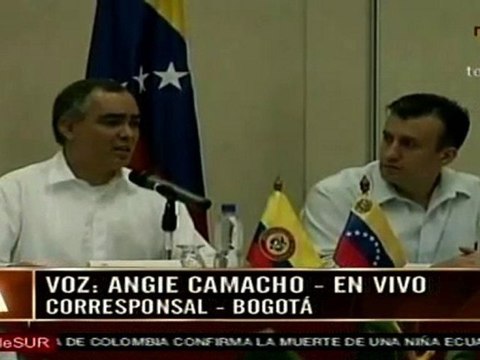 Encuentro entre ministros de Venezuela y Colombia