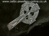 Sterling silver celtic brooch DWA411