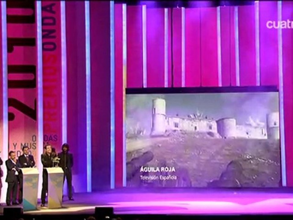 AGUILA ROJA  MEJOR SERIE PREMIO ONDAS 2010 19-11-10