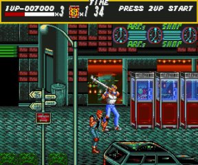 street of rage megadrive videotest
