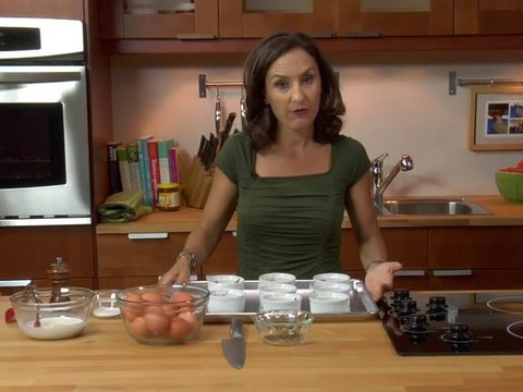 Baked Eggs with Prosciutto and Herbs