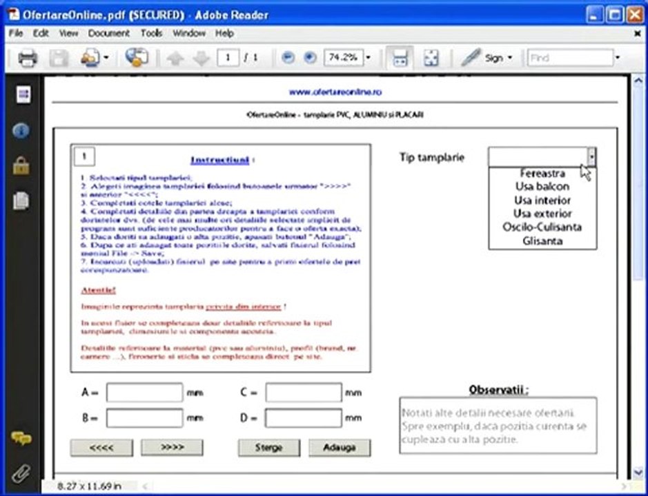 Termopane preturi