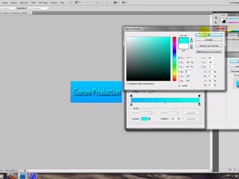 Tutoriel PS cs4 - Faire un dégradé de fond & de texte
