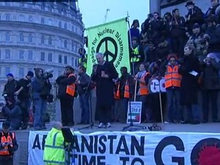 Anti-war demo storms through London