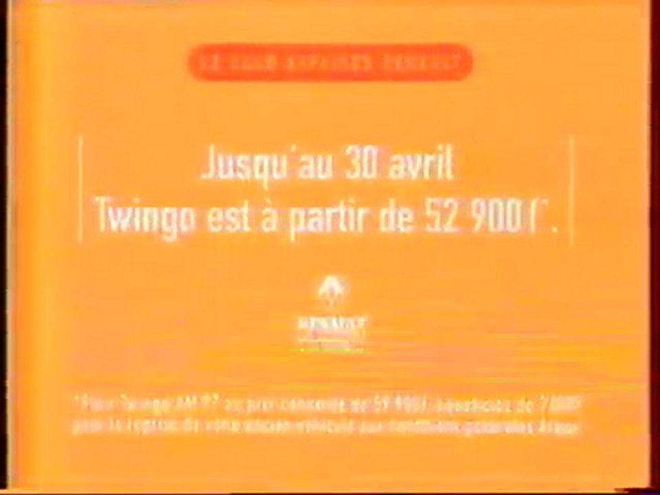 Publicité Renault Twingo 1997