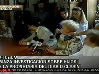 Avanza investigación sobre hijos de la propietaria del Clarín en Argentina