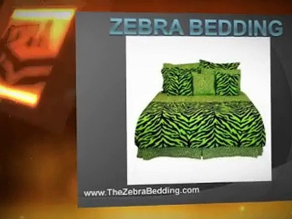 Hot Zebra Bedding