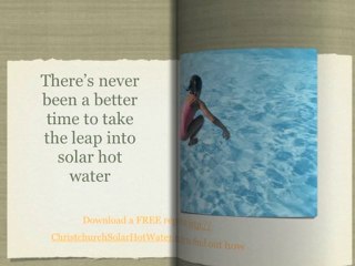 Christchurch Rebuilds with Solar Hot Water, Go Green with S