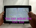 TenQ: Flytouch2 Android Tablet Ebook-Reader MID 3D Turn Page