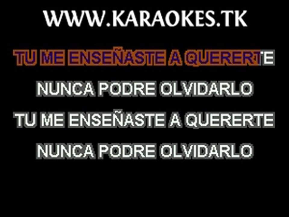Max Castro Tu Me Pides Que Te Olvide karaoke