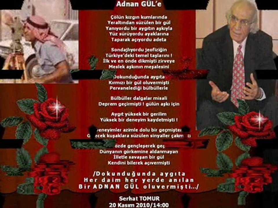 Adnan GÜL'e video klip...Erkin Koray-Öyle bir geçer zaman ki