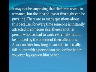 Yes, You Actually CAN Fall in Love at First Sight