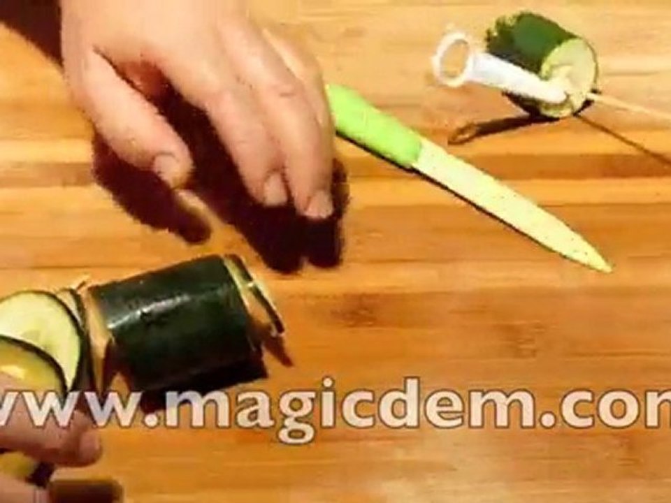 courgette en spirale
