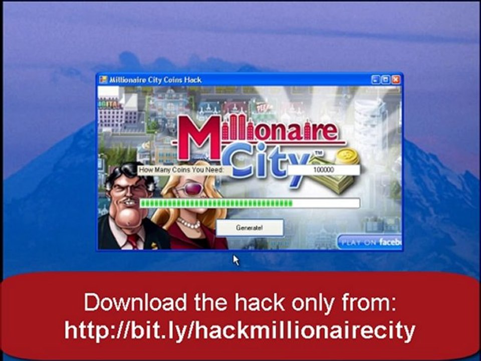 Millionaire City CHEAT/HACK COINS Facebook