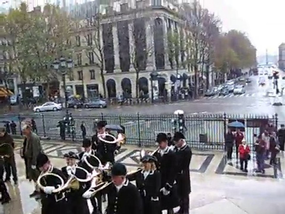 Aubade de trompes de chasse sur le parvis de la Madeleine- 1