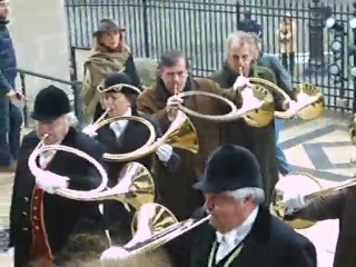 Aubade de trompes de chasse sur le parvis de la Madeleine- 3