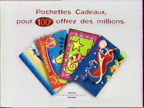 Publicité Pochettes Cadeaux Francais des jeux 1997