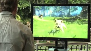 Zoo Keeper playing Kinectimals for Xbox 360