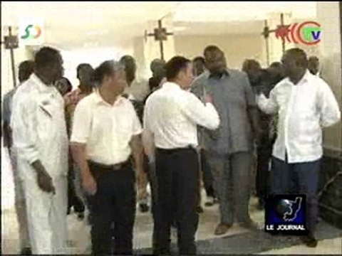 Visite du chantier da la bibliothèque universitaire