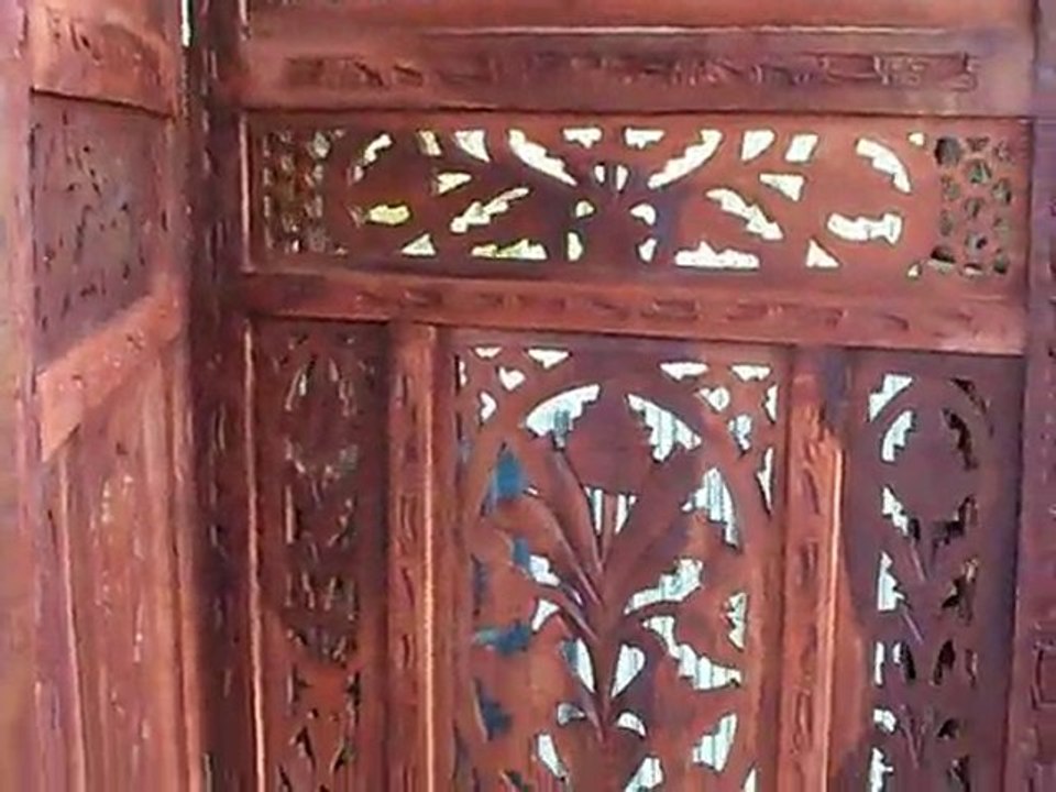 Exotic Room Divider Teak wood screen