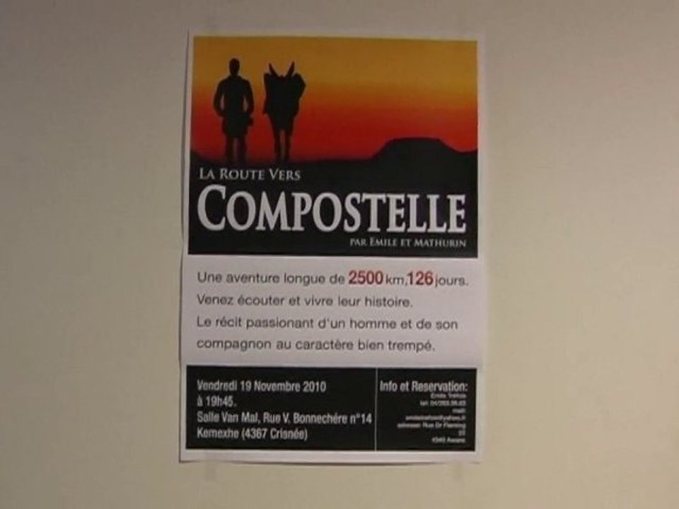 Le pèlerinage de St-Jacques-de-Compostelle de Mrs Trefois