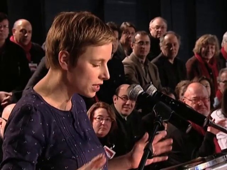 Clémentine Autain au Congrès du Parti de Gauche (Le Mans)