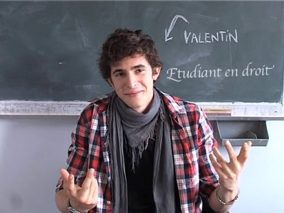 Au tableau - Valentin