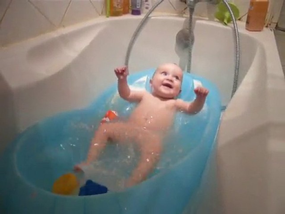 Dans le bain