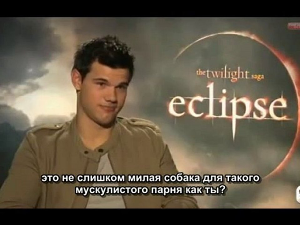 Интервью Тейлора Лотнера - 'Eclipse' - DVD & Blu-Ray