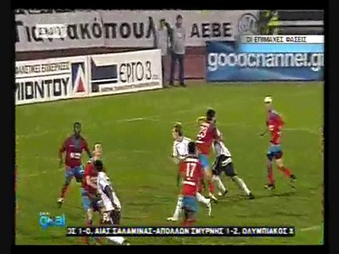 11η ΑΕΛ-Πανιώνιος 0-1 Σκάι γκολ Επίμαχες φάσεις 2010-11