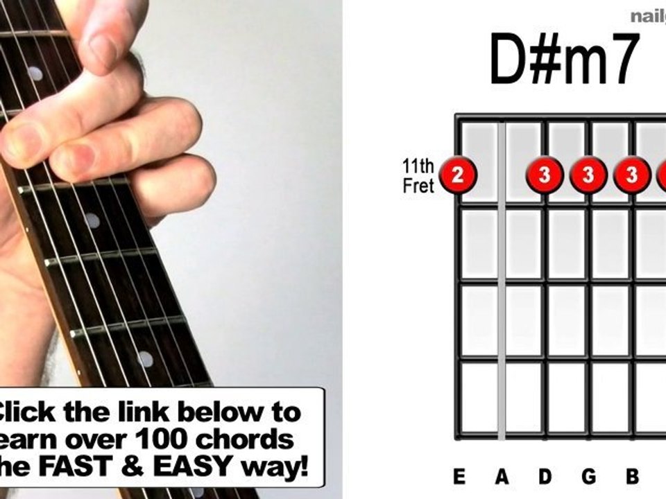 Guitar Chord Lesson - D#m7 - Chords Made Easy (for ...