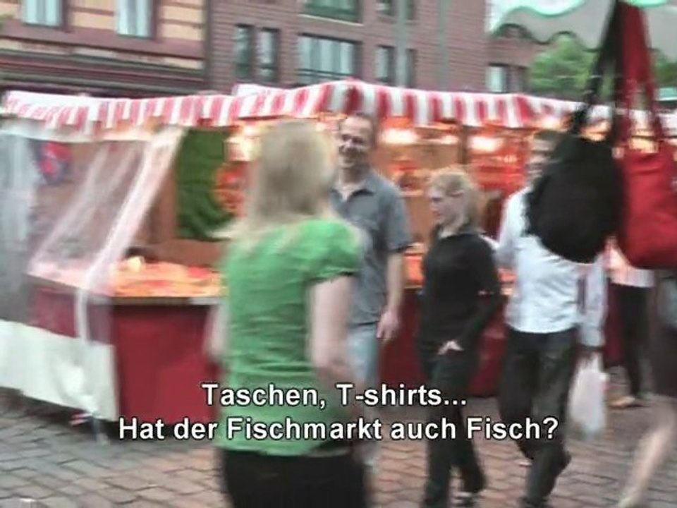 Hamburgs Hafen und frischer Fischmarkt