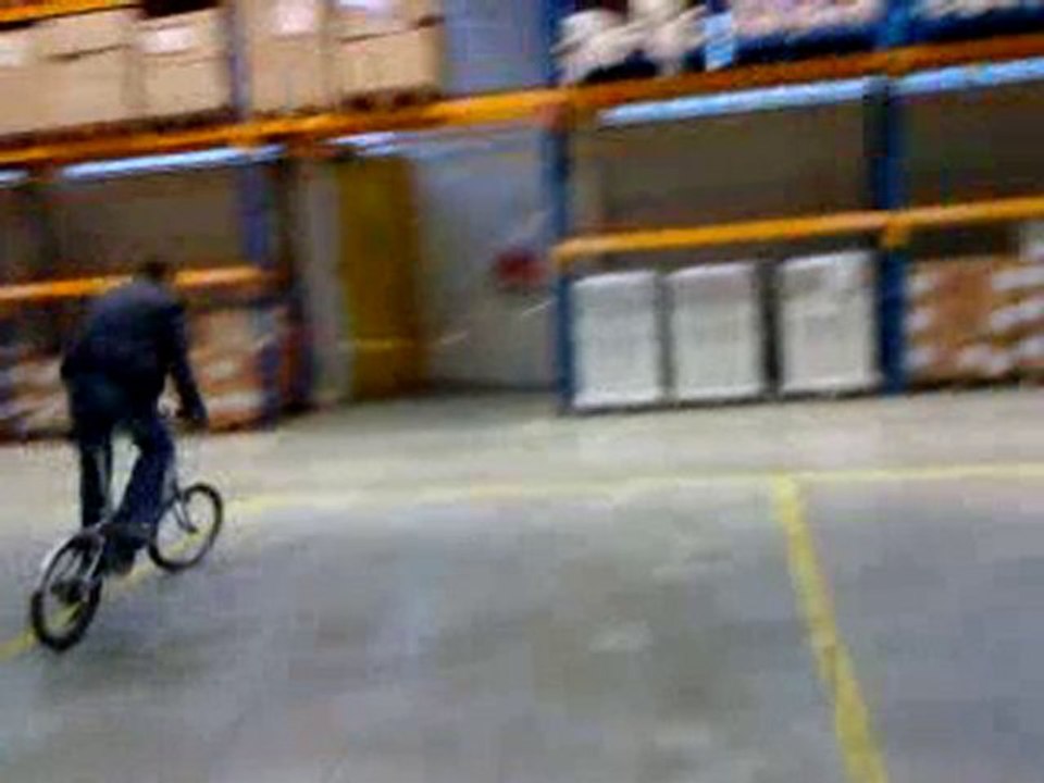 chute  en velo