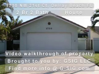 Video Walk Through of 1730 NW 21st Ct, Delray Beach FL ...
