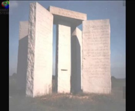 MONUMENT GEORGIA GUIDESTONES TAGGÉ