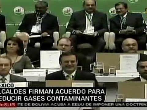 Alcaldes de 138 ciudades firman acuerdo climático para reducir emisiones