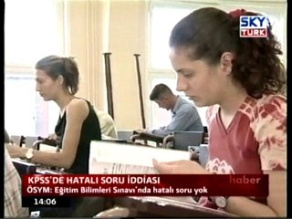 KPSS'de Hatalı Soru İddiası