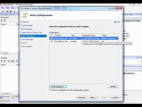 Migrate an Integration Services 2008 Project to the ...