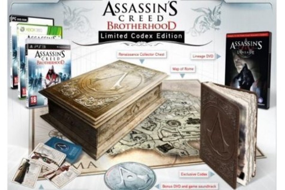 Unboxing Assassin's Creed Brotherhood Codex PS3 Gamerslive
