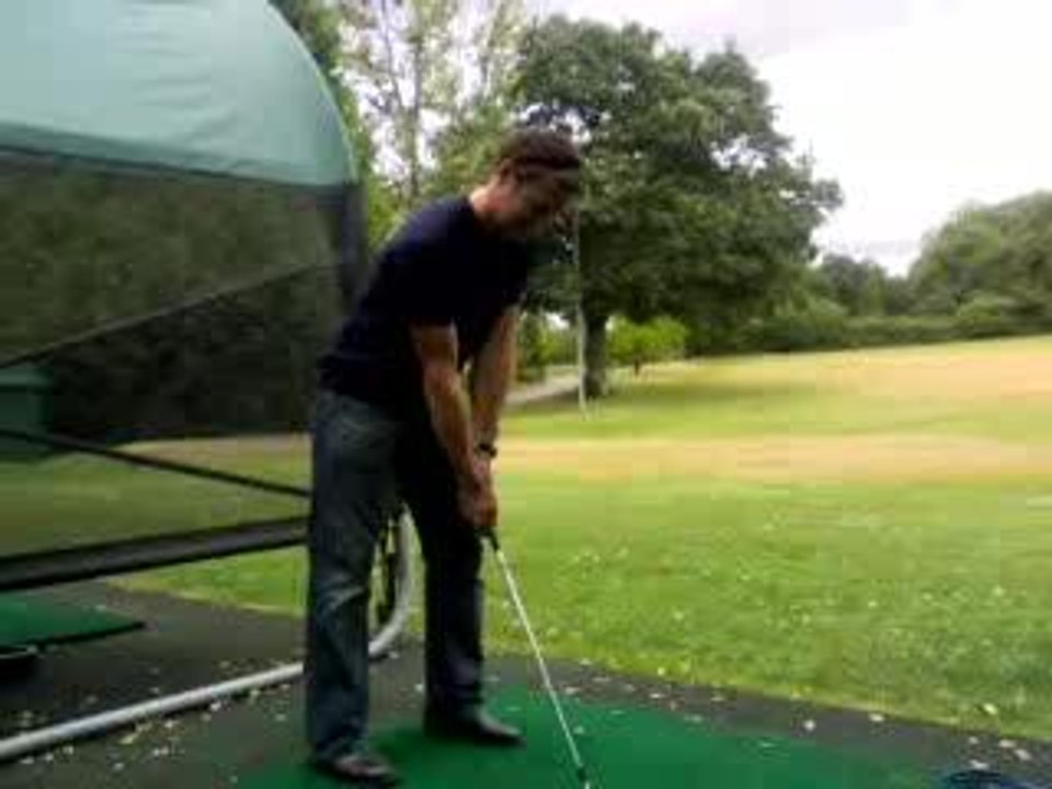 Stephen at driving range