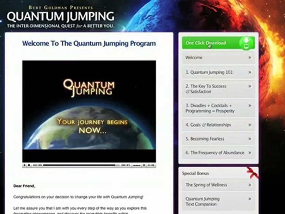 Quantum Jumping by Burt Goldman, California