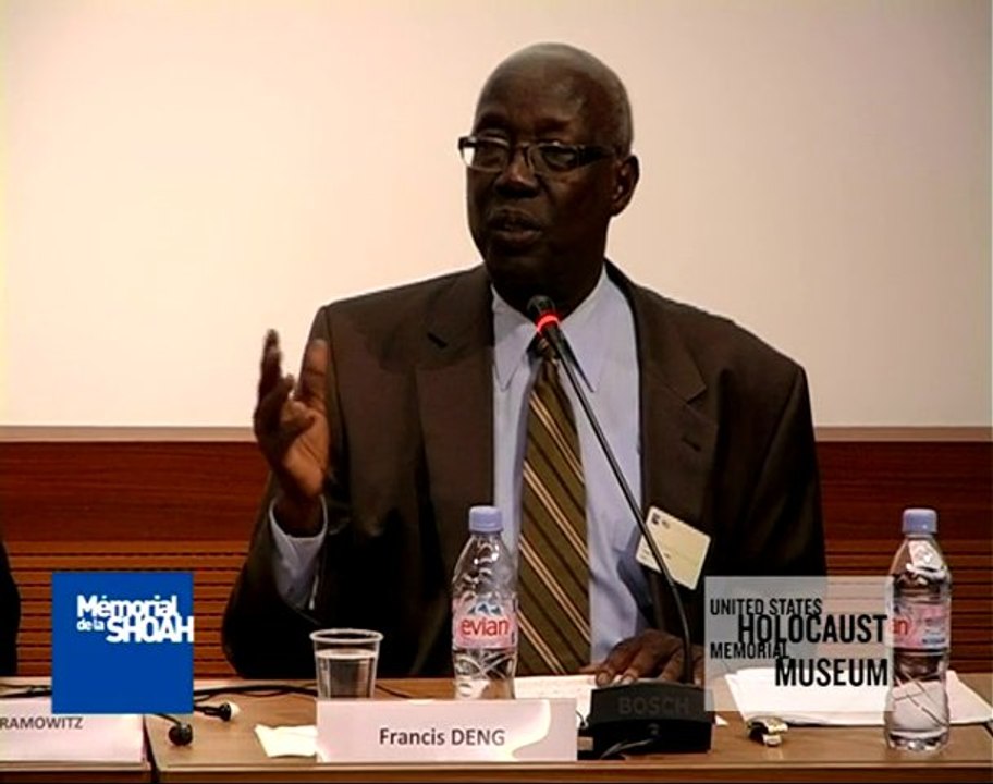 Latest developments on genocide prevention, Francis Deng