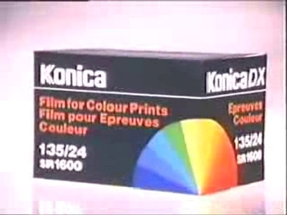 Pub année 80 Konica Serge Gainsbourg