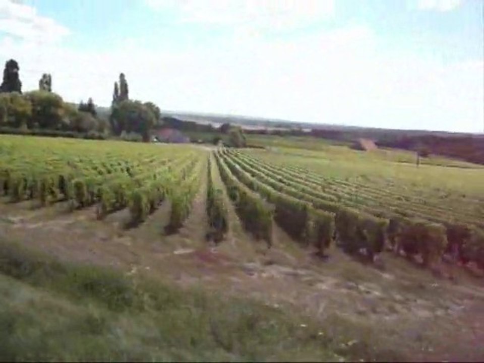 Descente de la Butte de Sancerre à vélo
