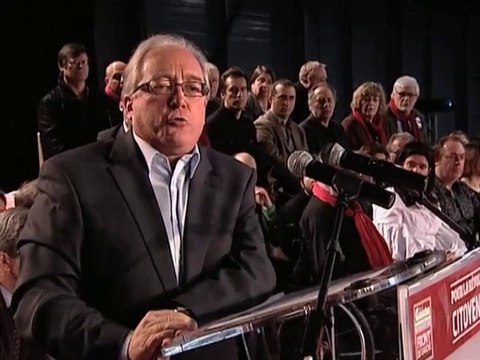 Christian Piquet au Congrès du Parti de Gauche au Mans