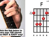 F Major - How to Play Guitar Bar Chords (for songs like ...
