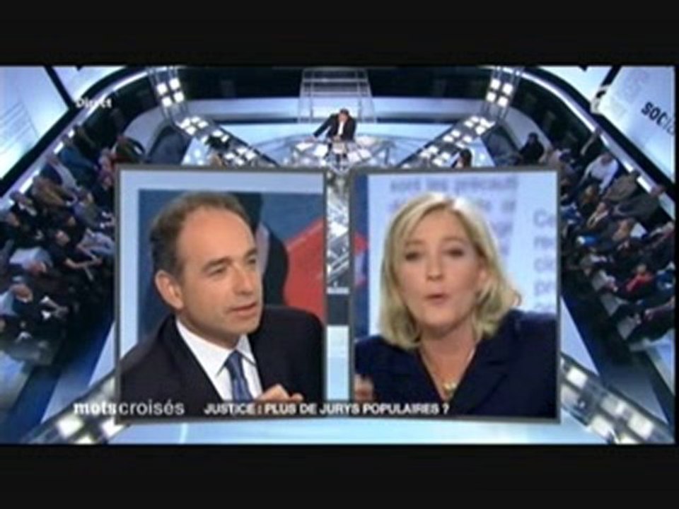 Clash Duflot / Copé / Lepen Peine de mort