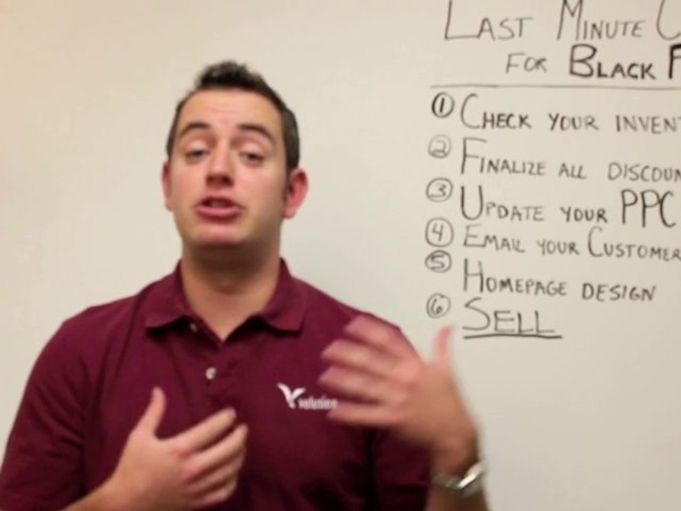 Last Minute Checklist for Black Friday